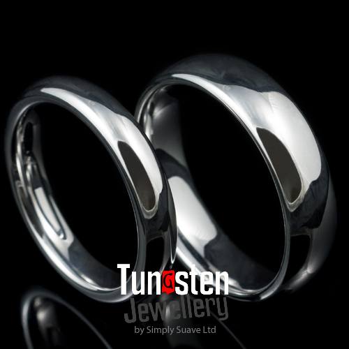 matching-wedding-rings - Matching Wedding Bands:  ATLANTIC Tungsten Set