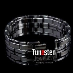 Tungsten Bracelet Mattino Style Tungsten Mens Bracelet Conqueror