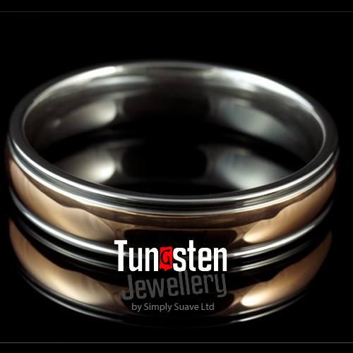 womens-rings, tungsten-rings-bands, wedding-bands - ROSA