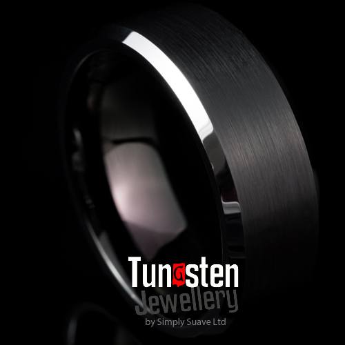 Black Tungsten Carbide Rings