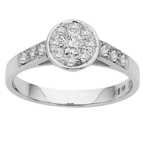 engagement-rings - Art Deco Inspired Engagement Ring